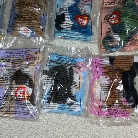 1999 Ty Beanie Babies X McDonalds Collection Of 12 IOP - Picture 10 of 10